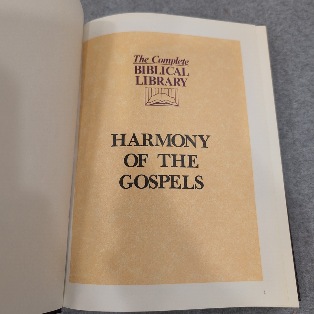 The Complete Biblical Library Harmony of the Gospels Hardcover Thoralf Gilbrant - Picture 2 of 4